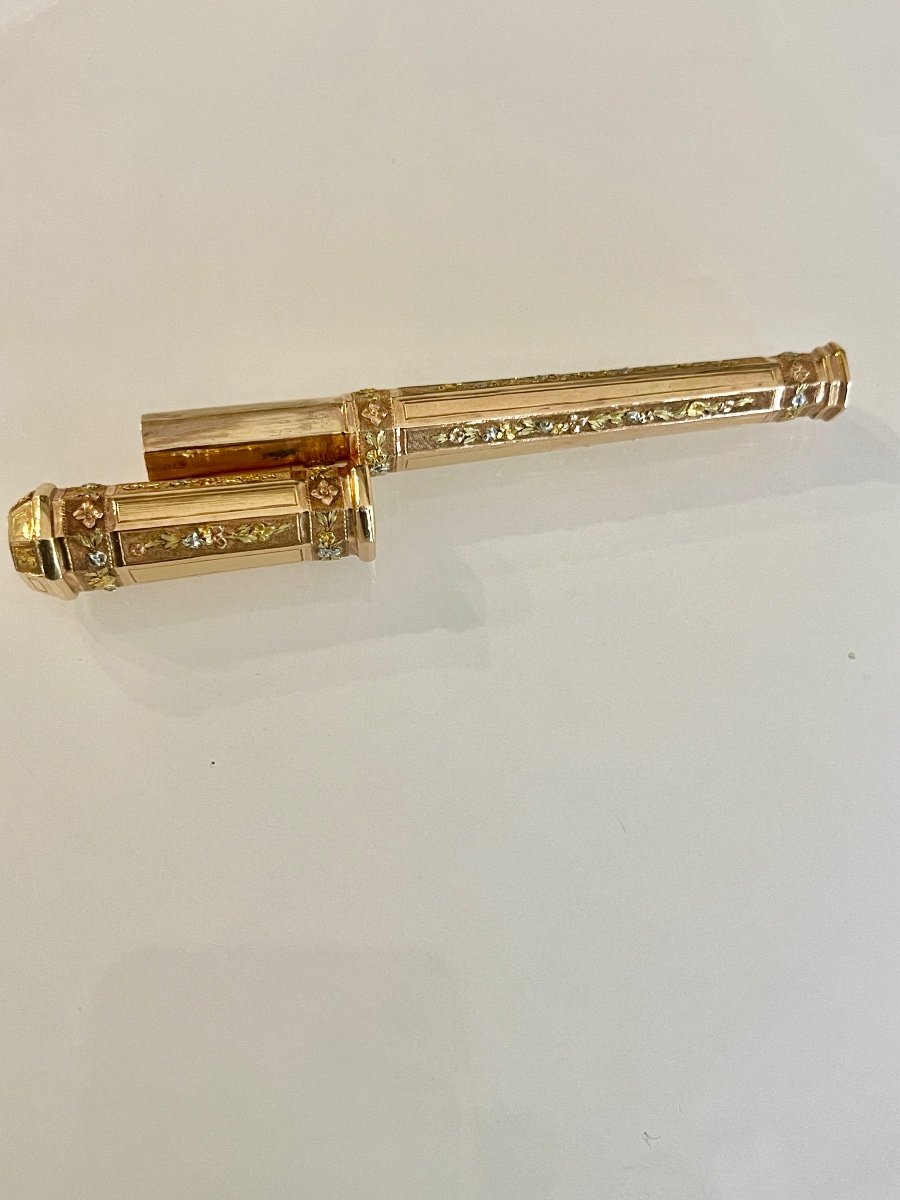 Eighteenth Century Colored Gold Case-photo-4