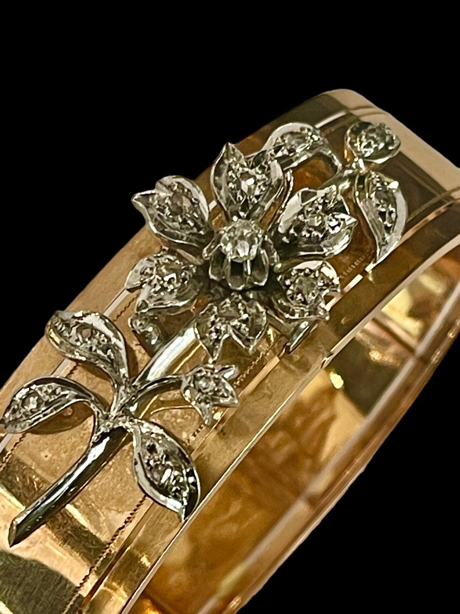 Bracelet Jonc d'époque Napoléon III-photo-2