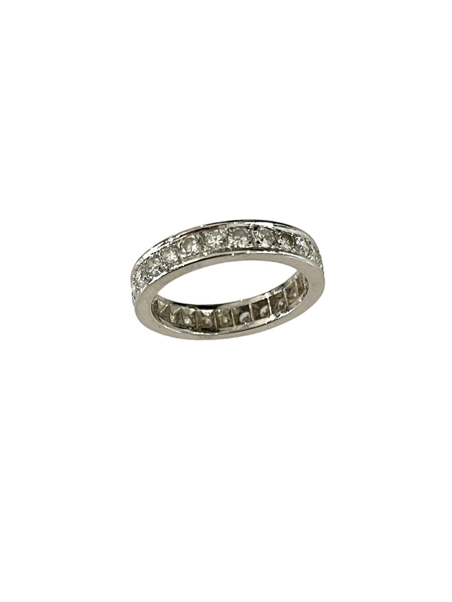 Alliance Américaine En Or Et Diamants