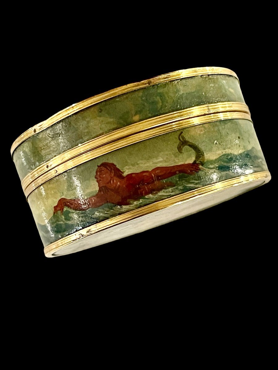 Martin Varnish Box With Venus Decor, Louis XVI Period-photo-1