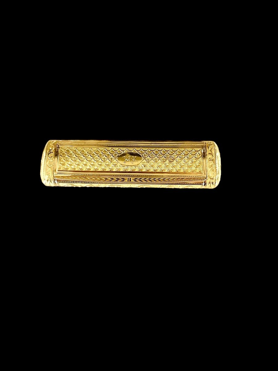 Simon Achile Leger: Small Gold Box From The Empire Period