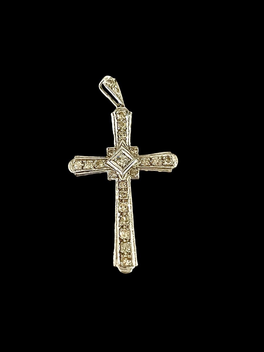 Ancienne Croix En Or Diamants