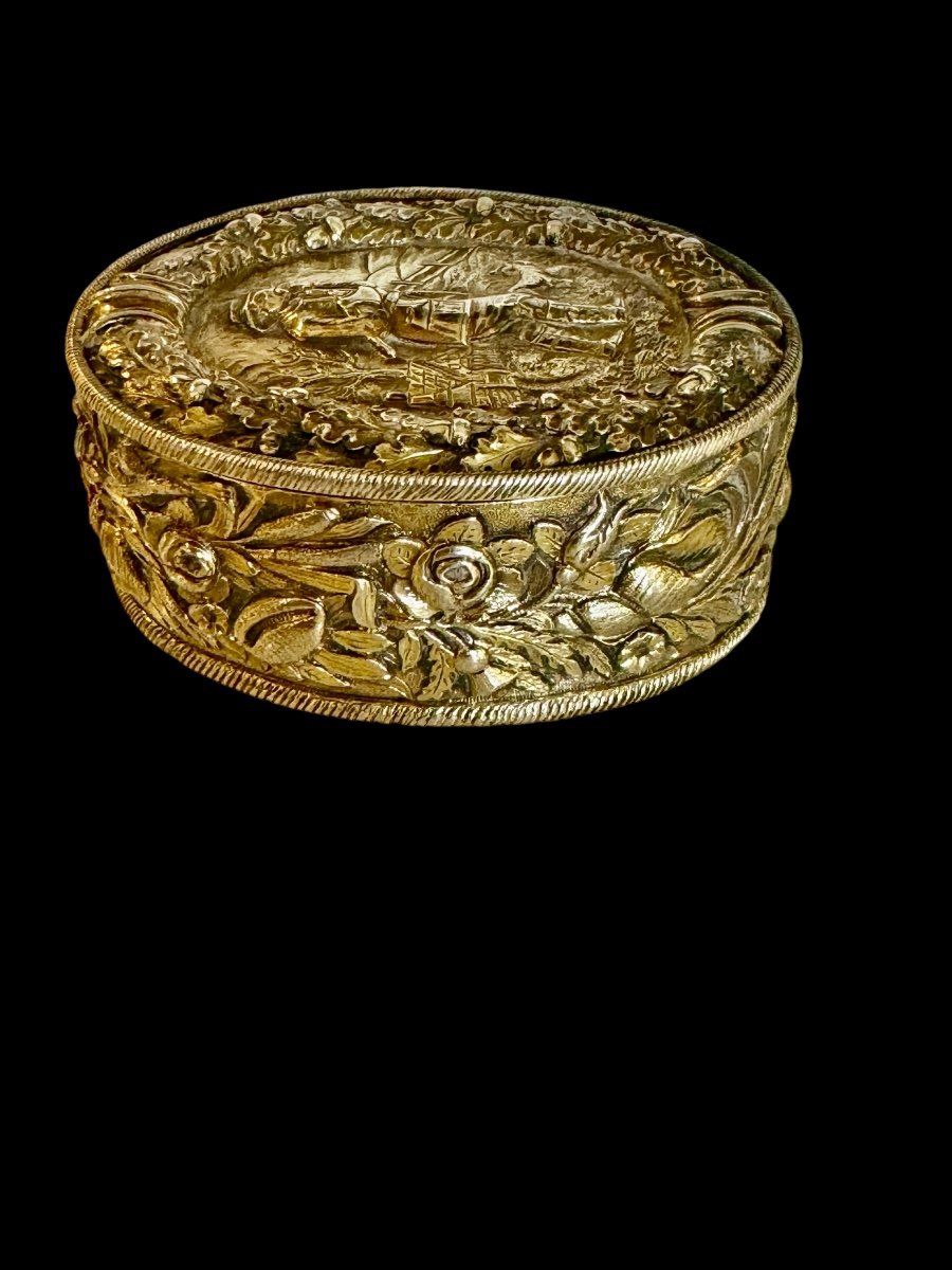 Tabatière En Vermeil Londres 1823-photo-2