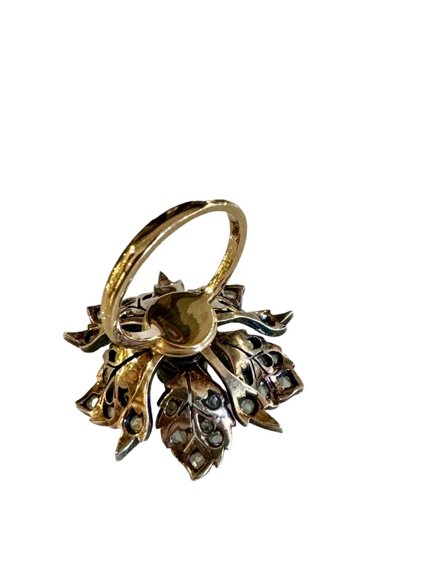 Transformation Flower Ring In Gold, Silver And Diamonds-photo-2
