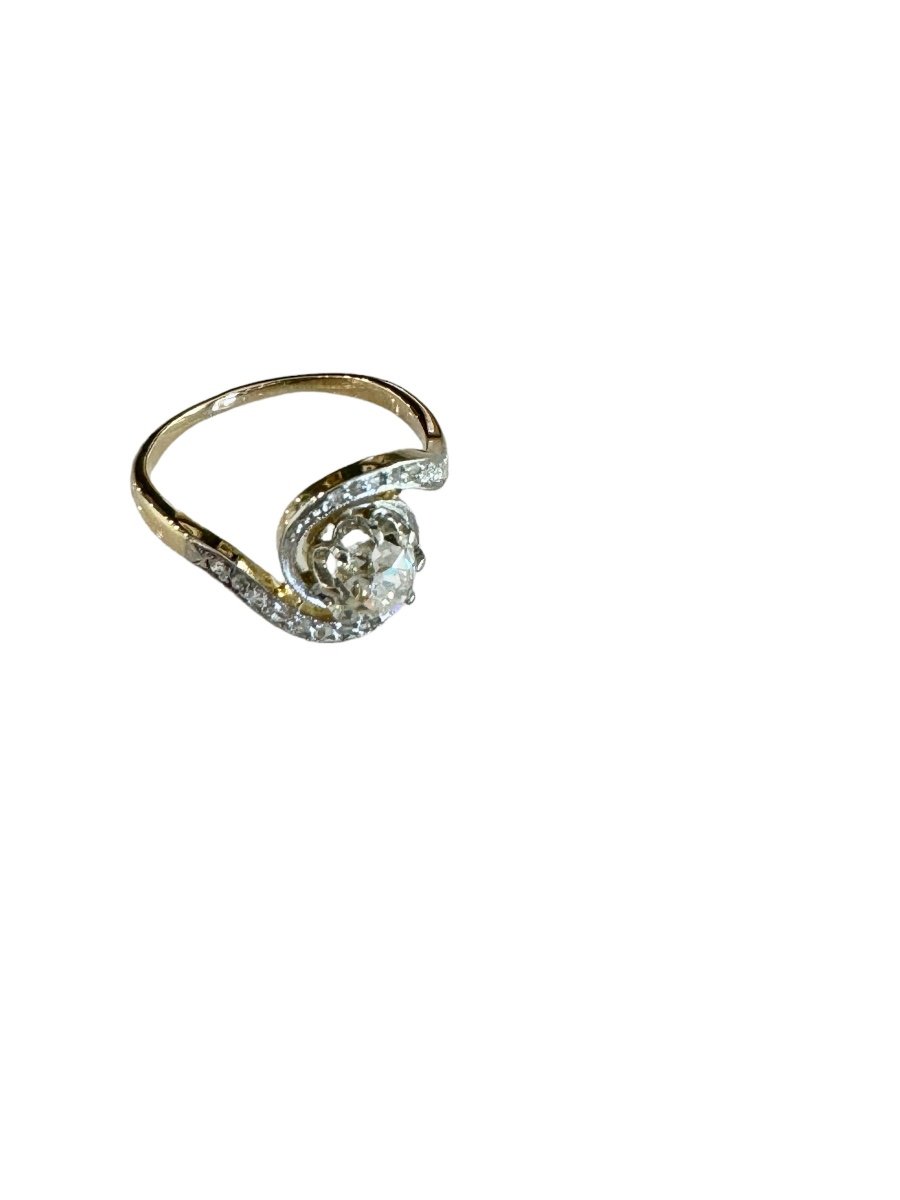 Diamond “swirl” Ring-photo-2