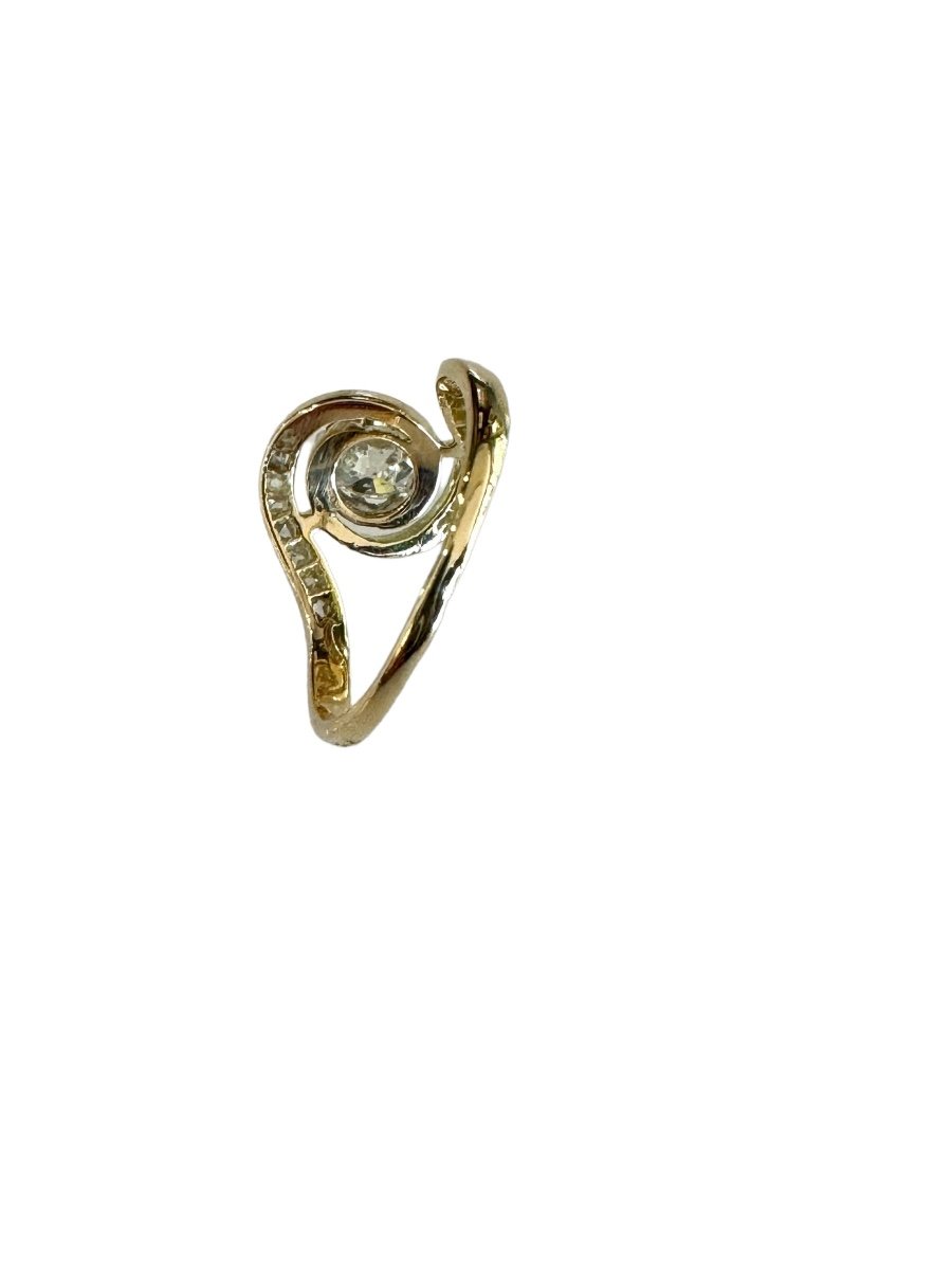 Diamond “swirl” Ring-photo-3