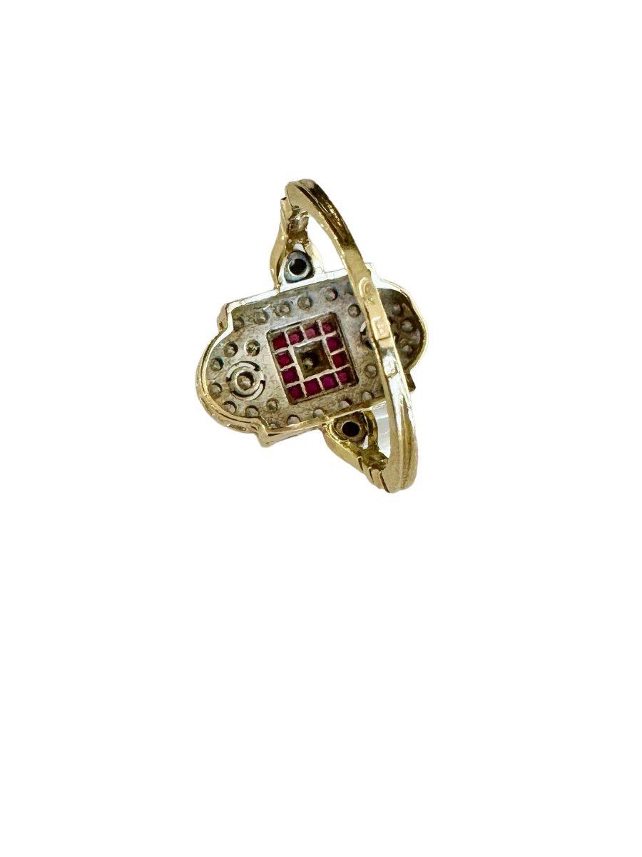 Belle Epoque Diamond And Ruby Ring-photo-1