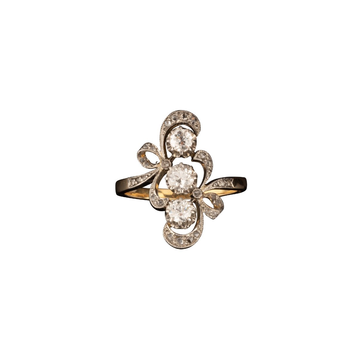 "belle Epoque" Ring In Gold And Diamonds
