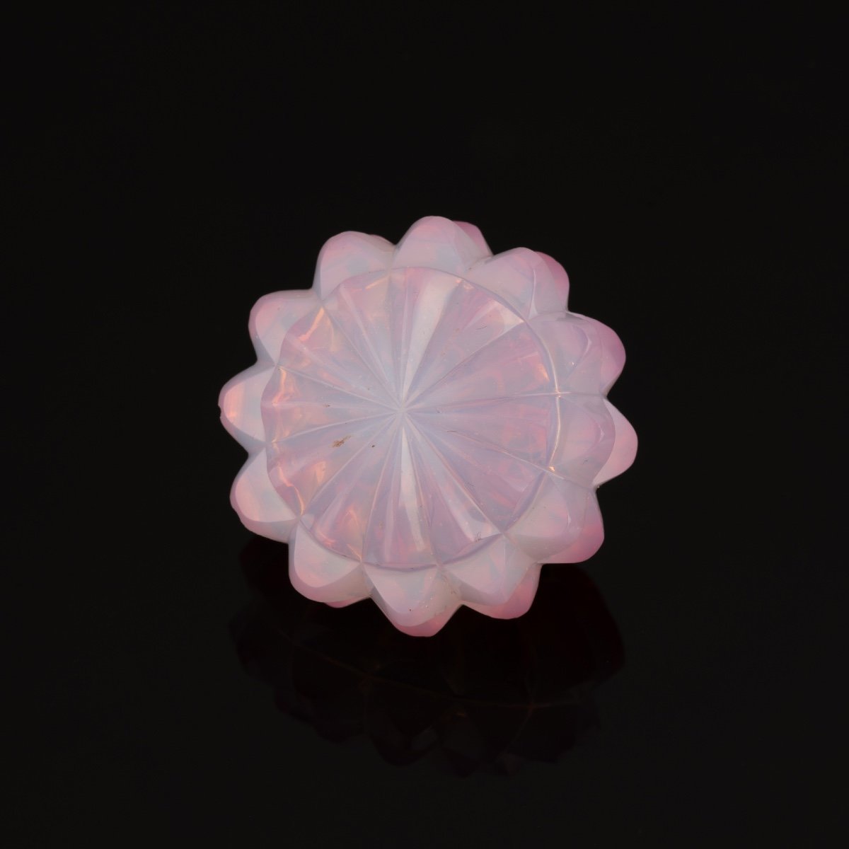 Vinaigrette En Opaline Gorge De Pigeon Et Or-photo-2