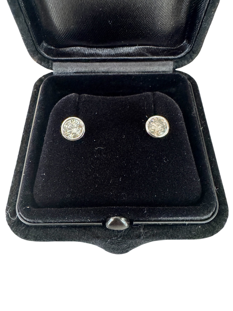 Paire De Puces d'Oreilles Diamants 