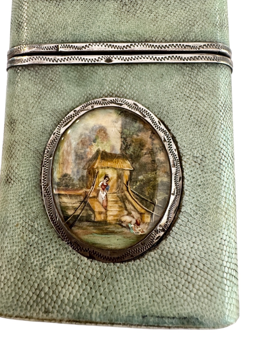 Etui souvenir d'amine d'époque Louis XVI-photo-3