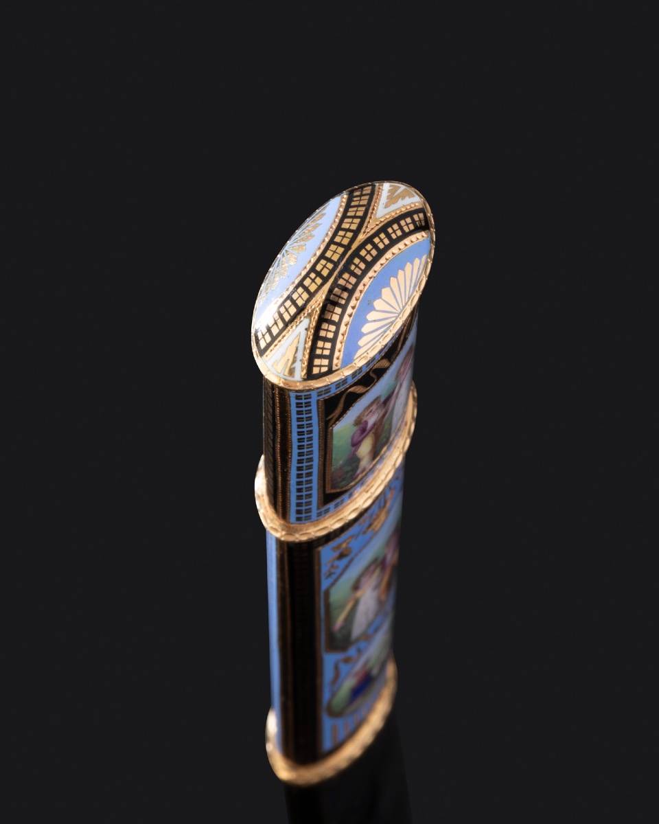 Etui en or et émail de la fin du XVIIIème siècle-photo-3