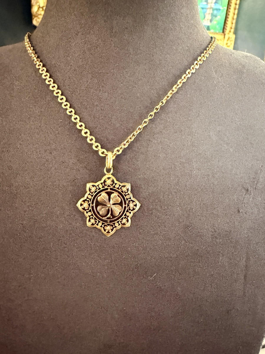 Four-leaf Clover Pendant  Charm-photo-2