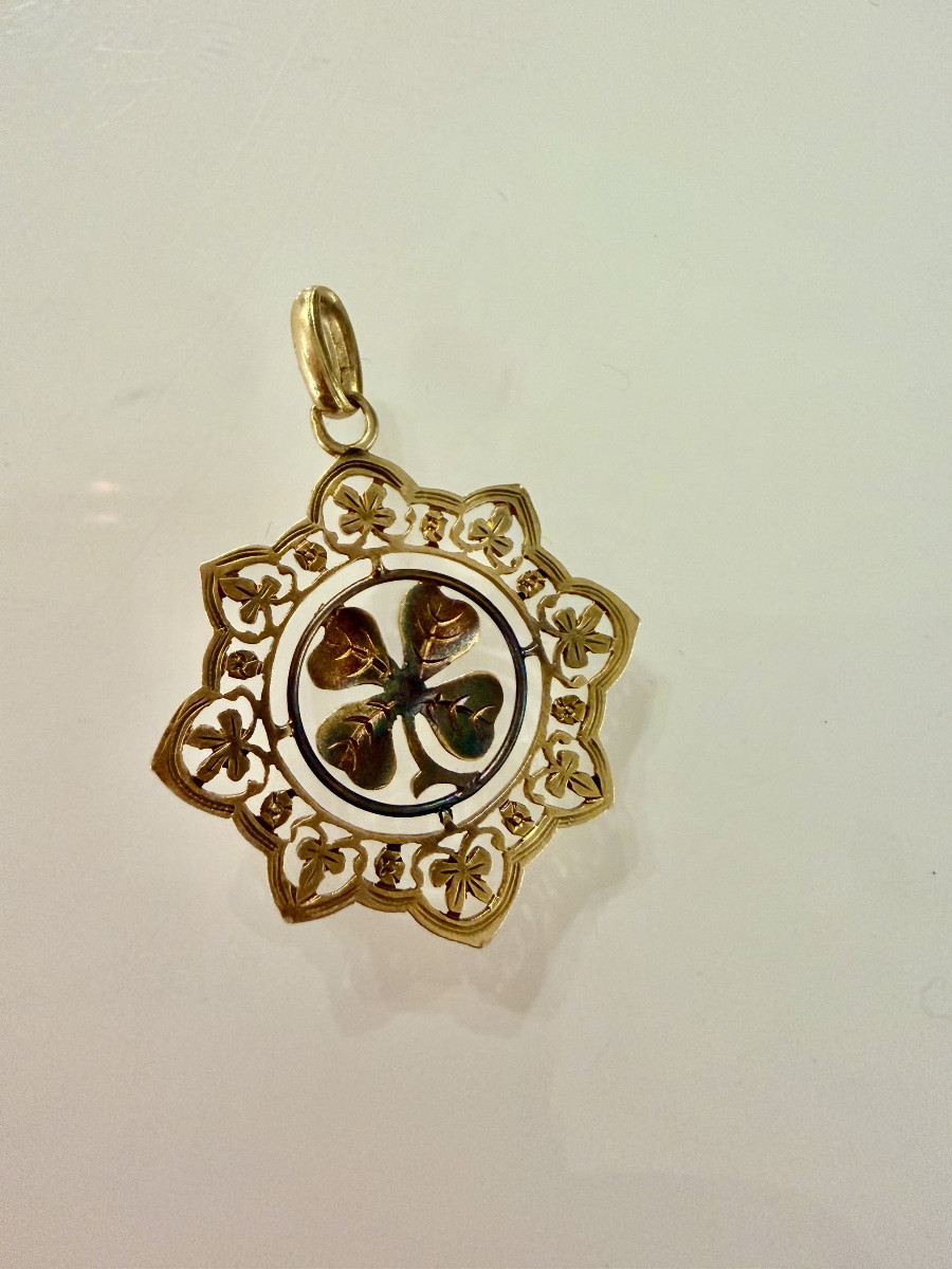 Four-leaf Clover Pendant  Charm-photo-4
