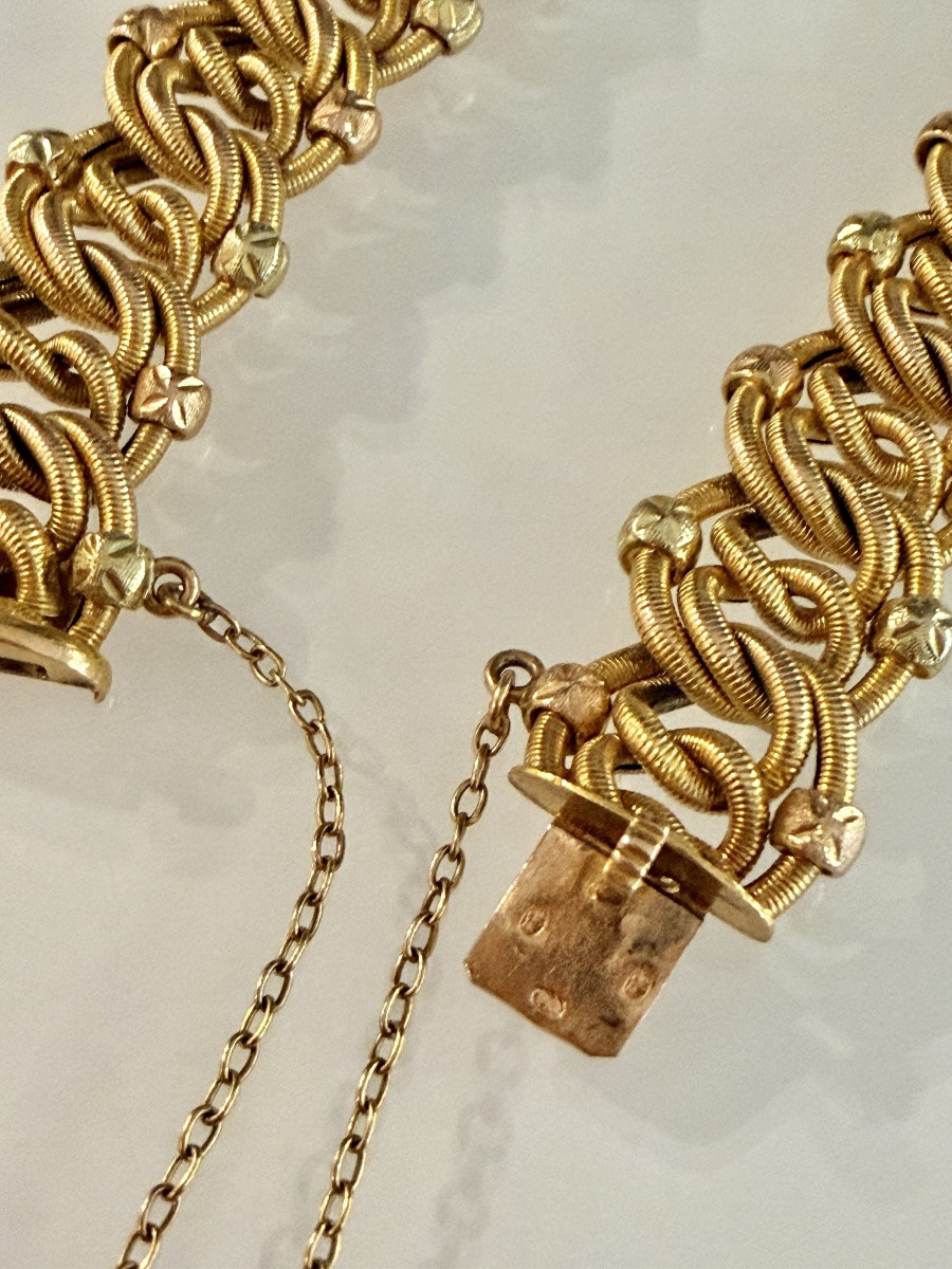 Gold Passementerie Bracelet.-photo-4