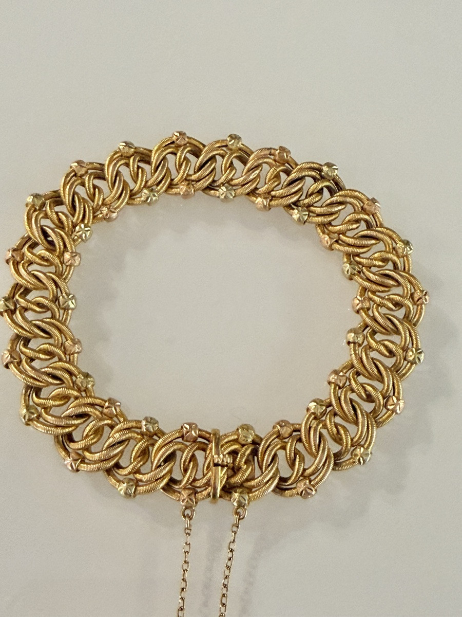Gold Passementerie Bracelet.-photo-2