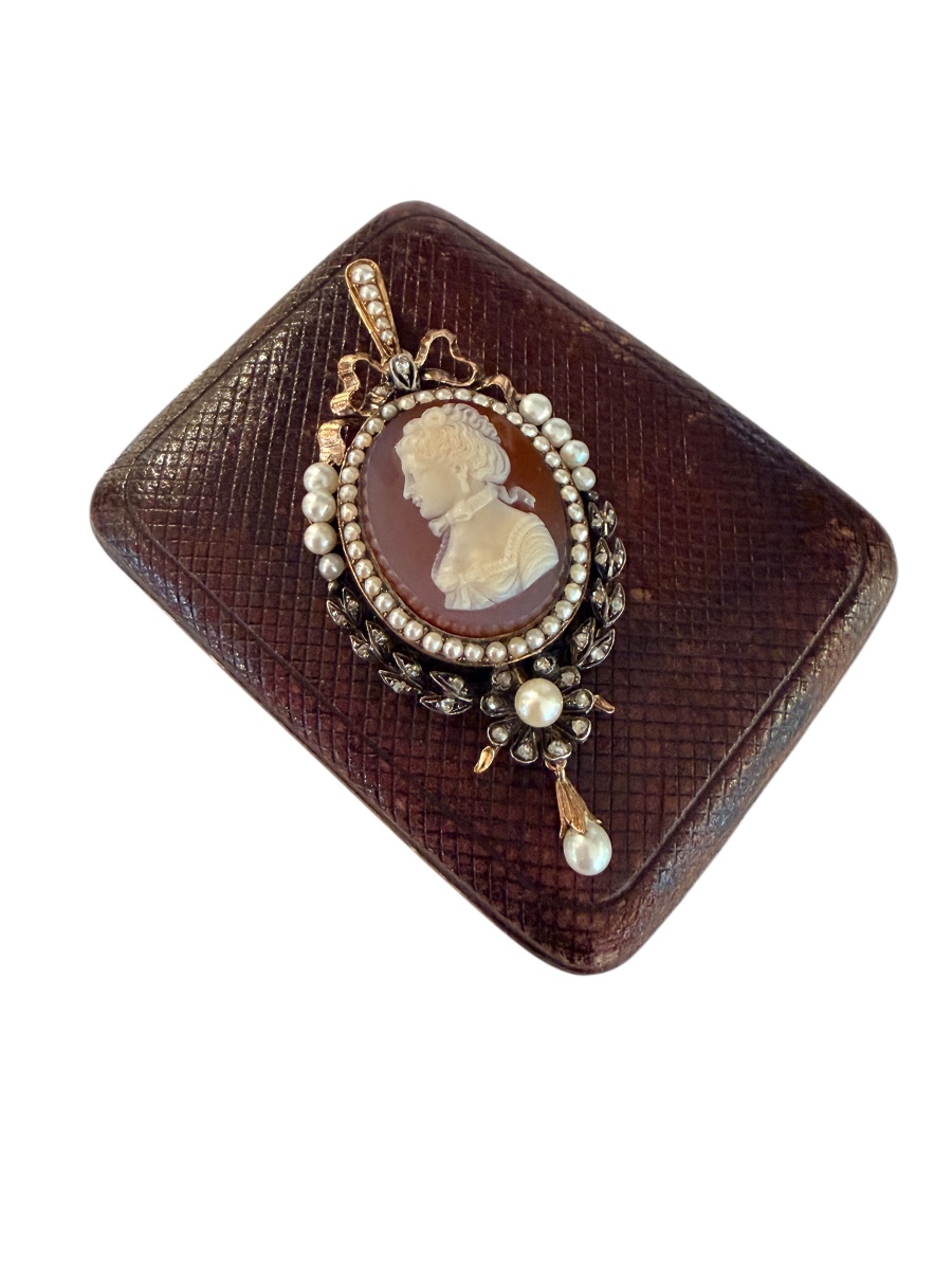 Pendentif camée, époque Napoléon III