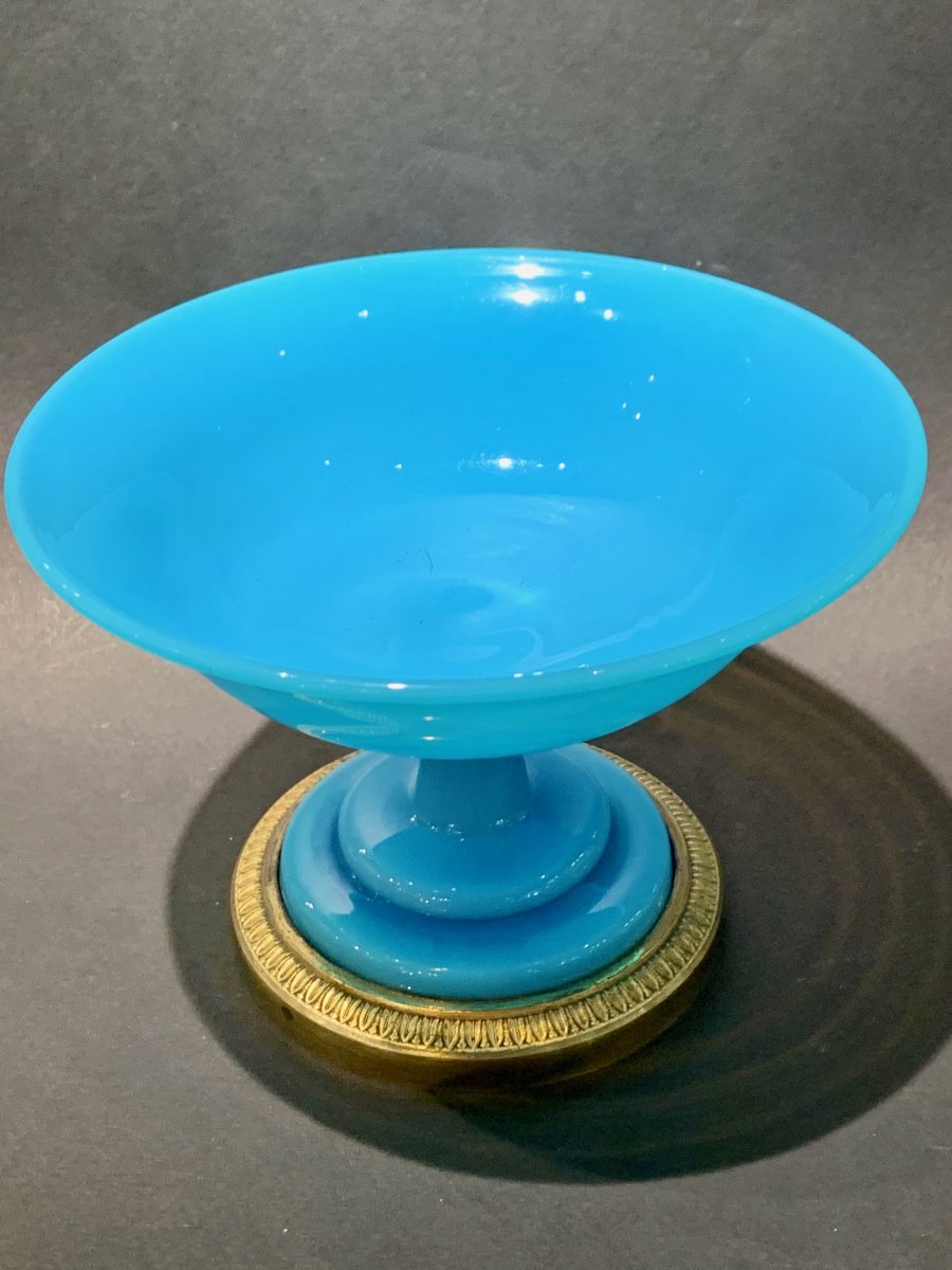 Coupe Baguier En Cristal d'Opale Turquoise-photo-2