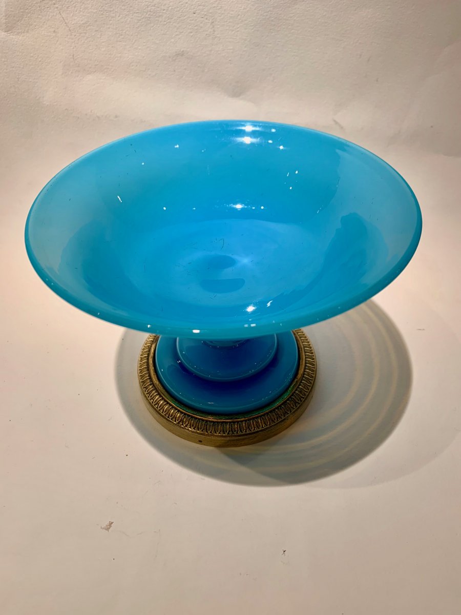 Coupe Baguier En Cristal d'Opale Turquoise-photo-3