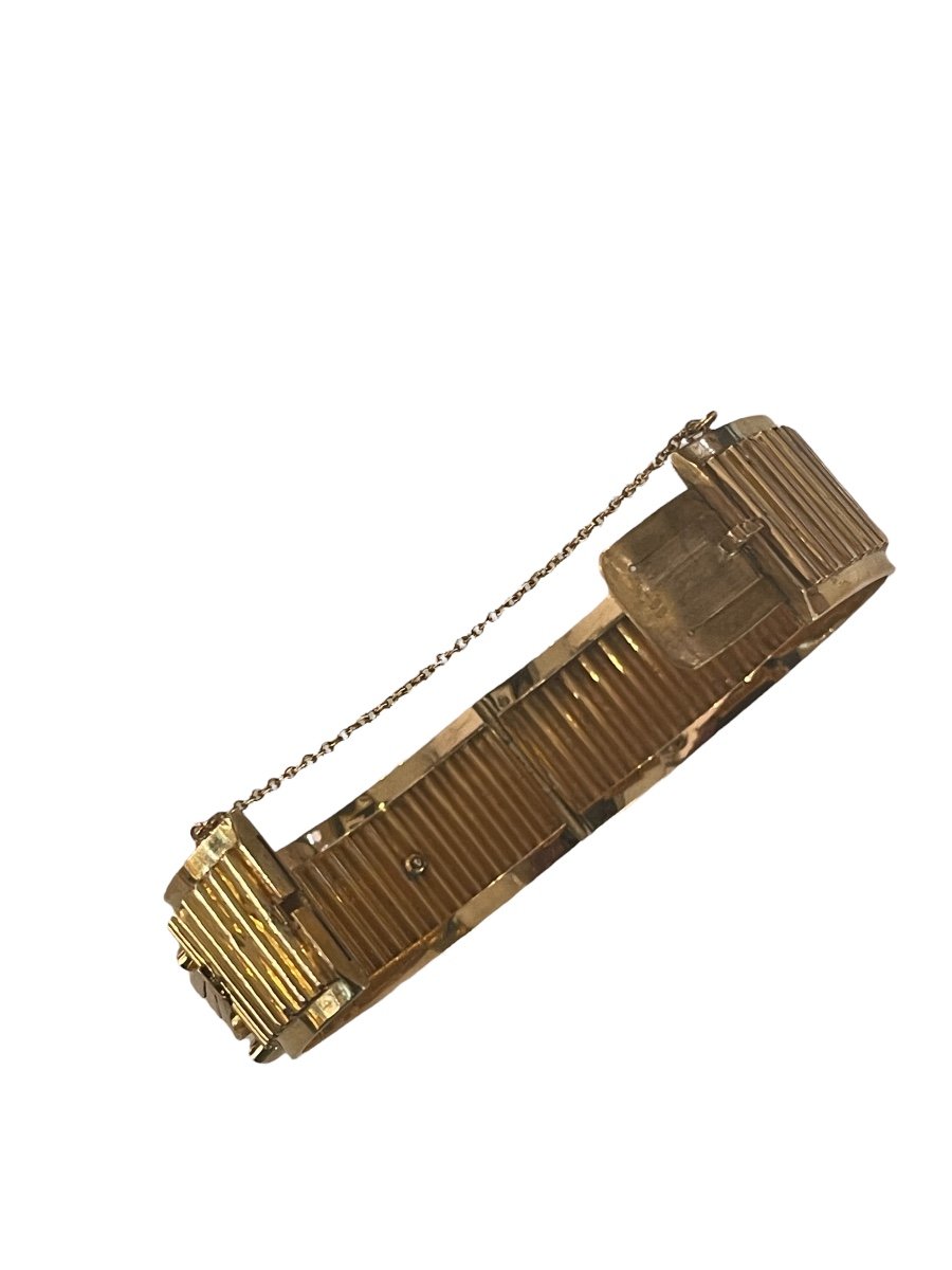 Napoleon III Bracelet In Gold, Pearls And Diamonds-photo-3