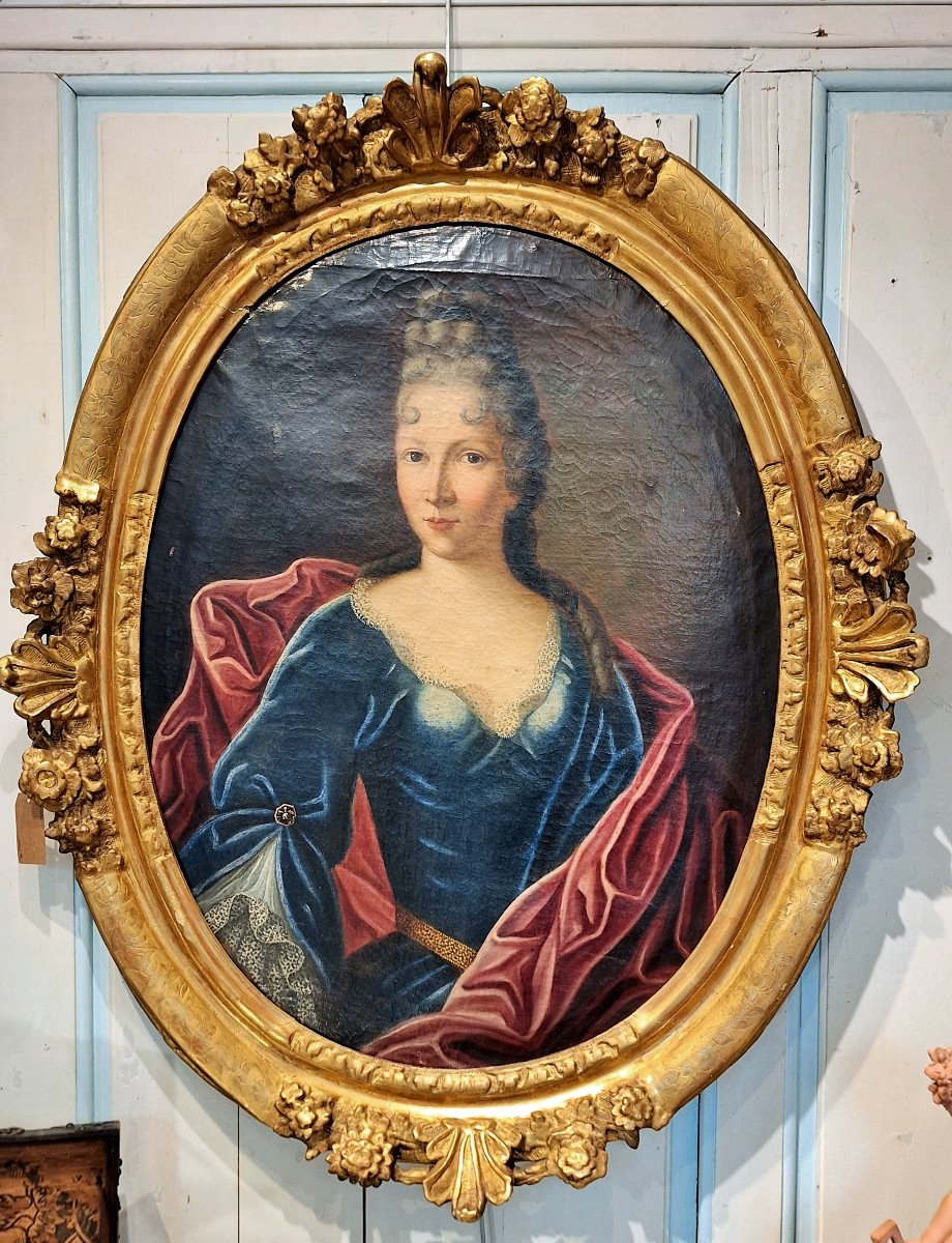 Portrait De Marguerite De Palerme | XVIIIème | Ecole Française 