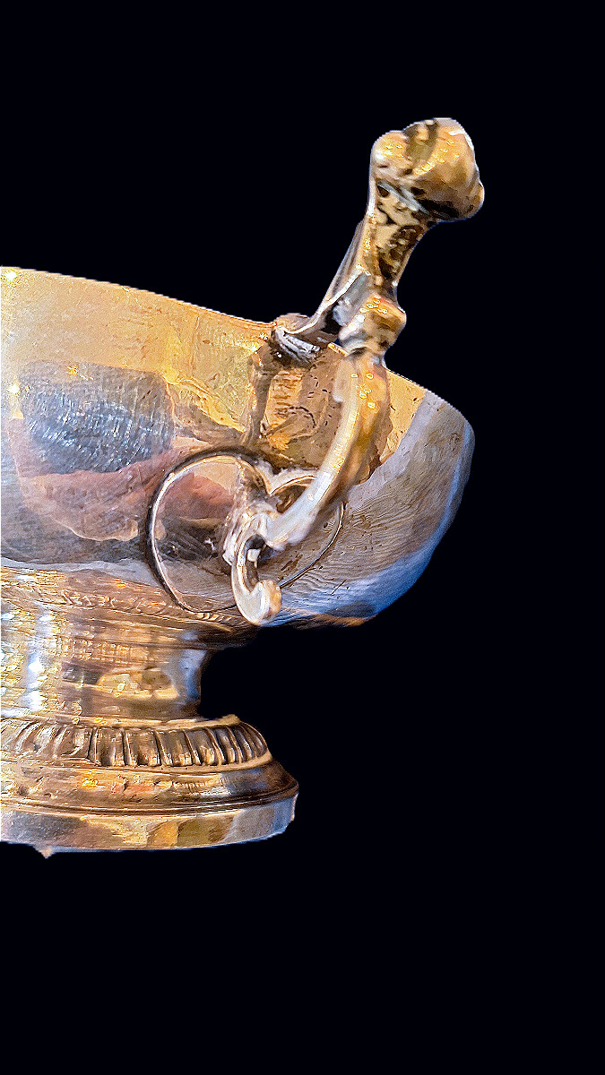 Coupe De Mariage En Argent Poinçon De Dijon XVIIIème-photo-1