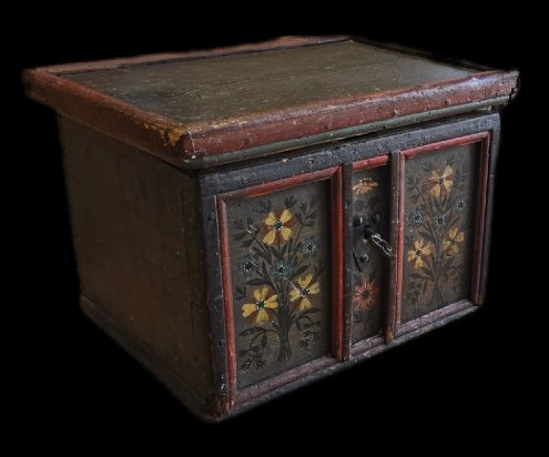 Coffret de mariage Tyrolien fin XVIIIème-début XIXème-photo-2