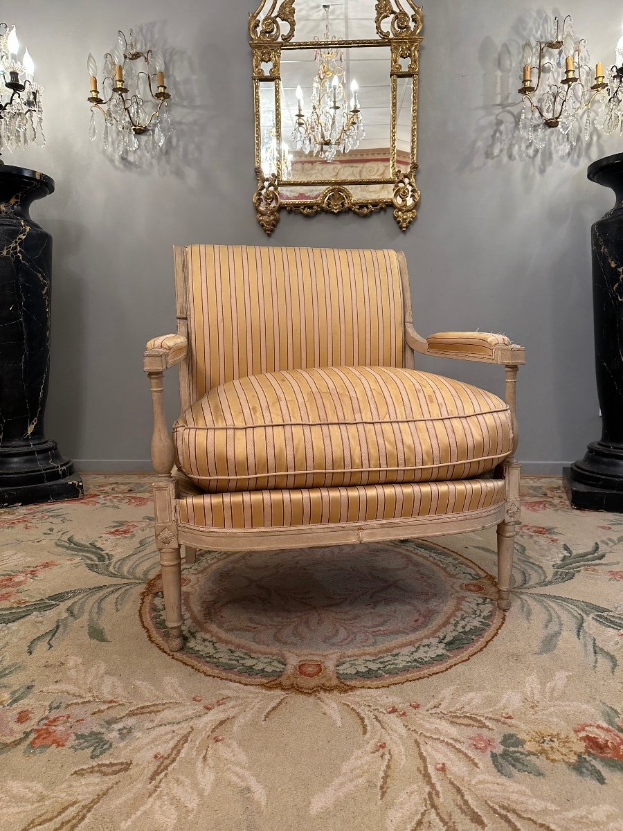 Marquise In Lacquered Wood Directoire Period Around 1790-photo-1