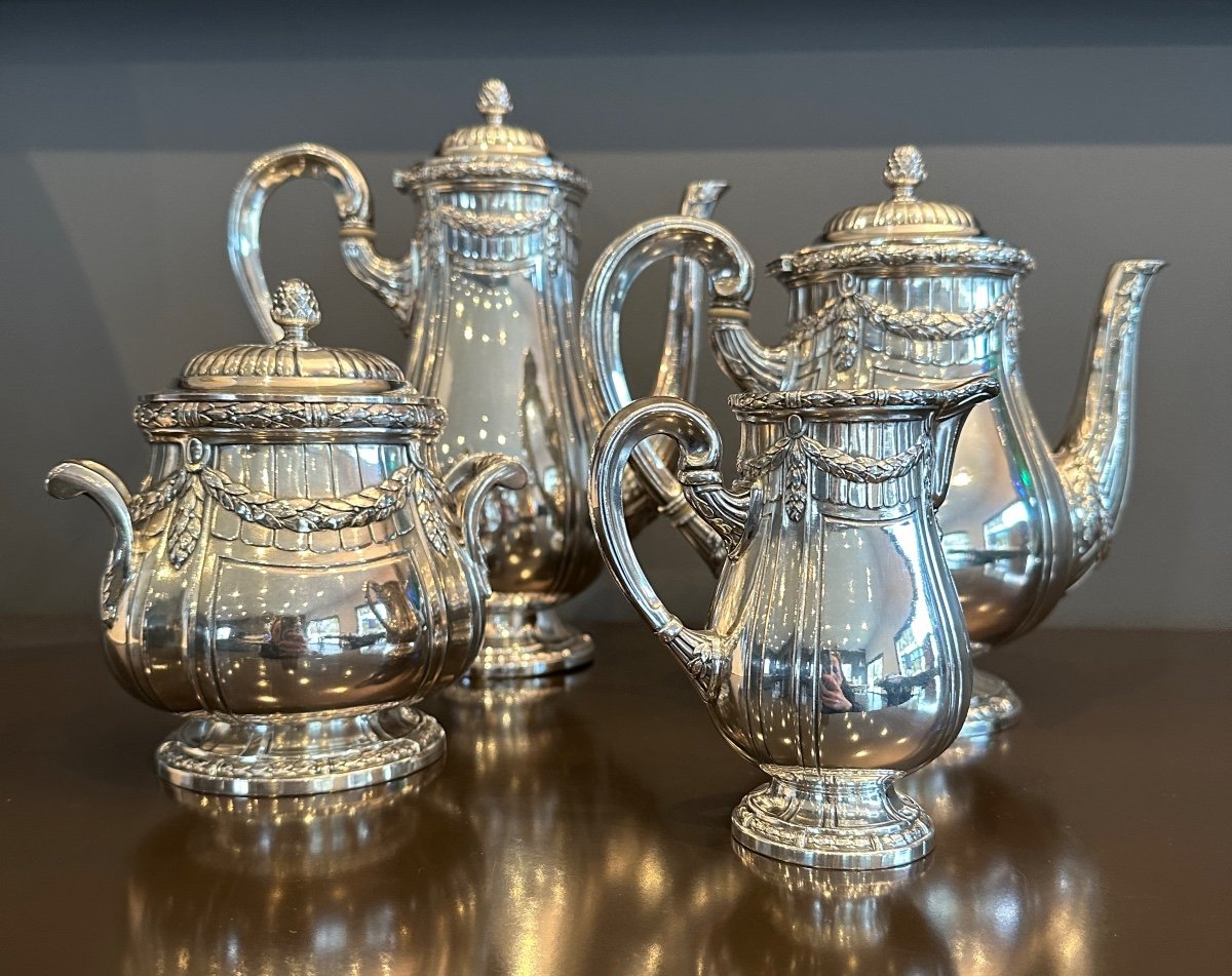 Service Thé Café Orfèvrerie Gallia Pour Christofle Epoque Fin XIXeme