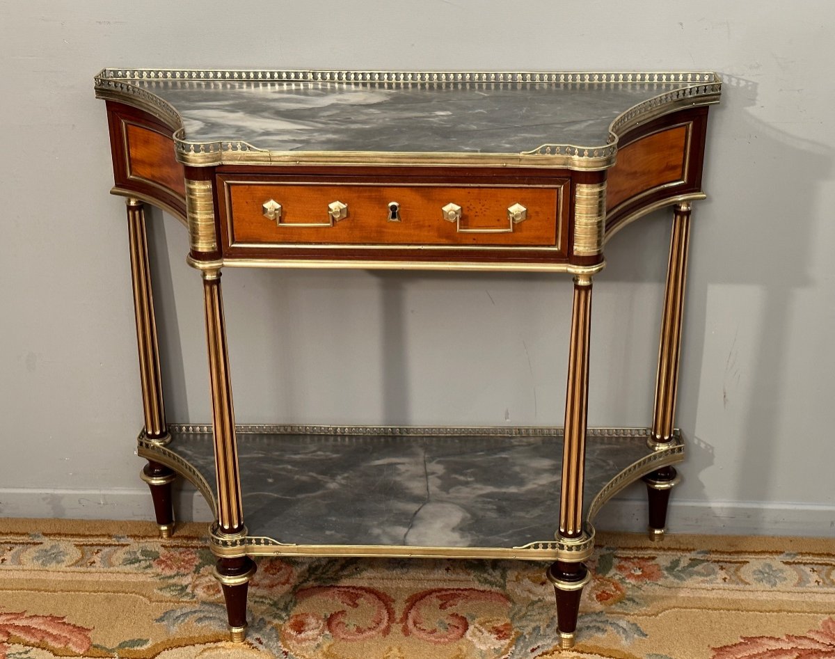 Bernard Molitor, Louis XVI Period Console Around 1780-photo-2
