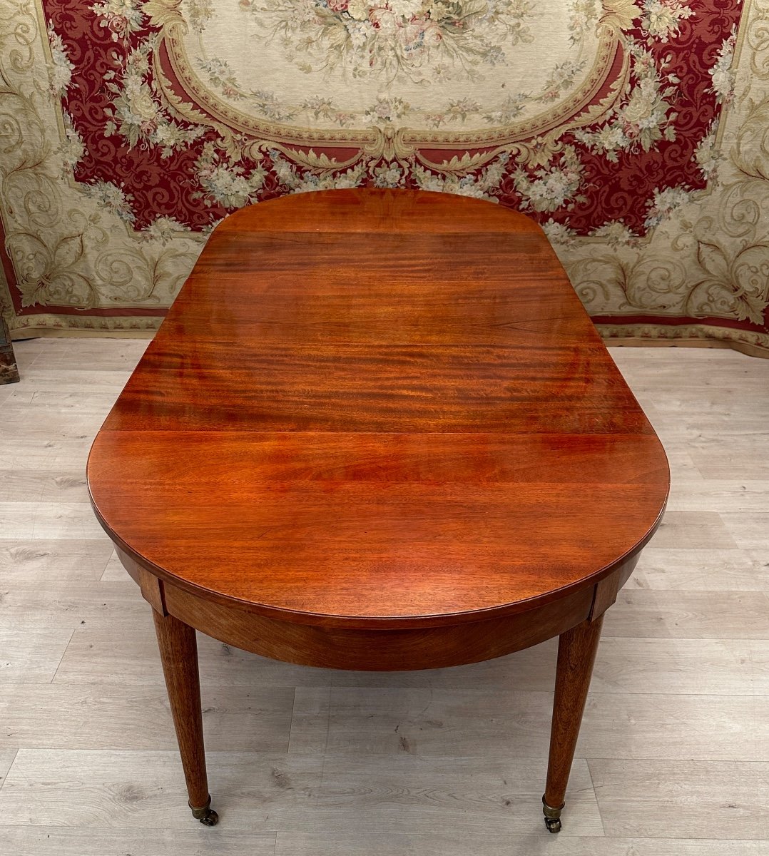 Table A Bandeau En Acajou De Style Louis XV Epoque XIXeme-photo-3