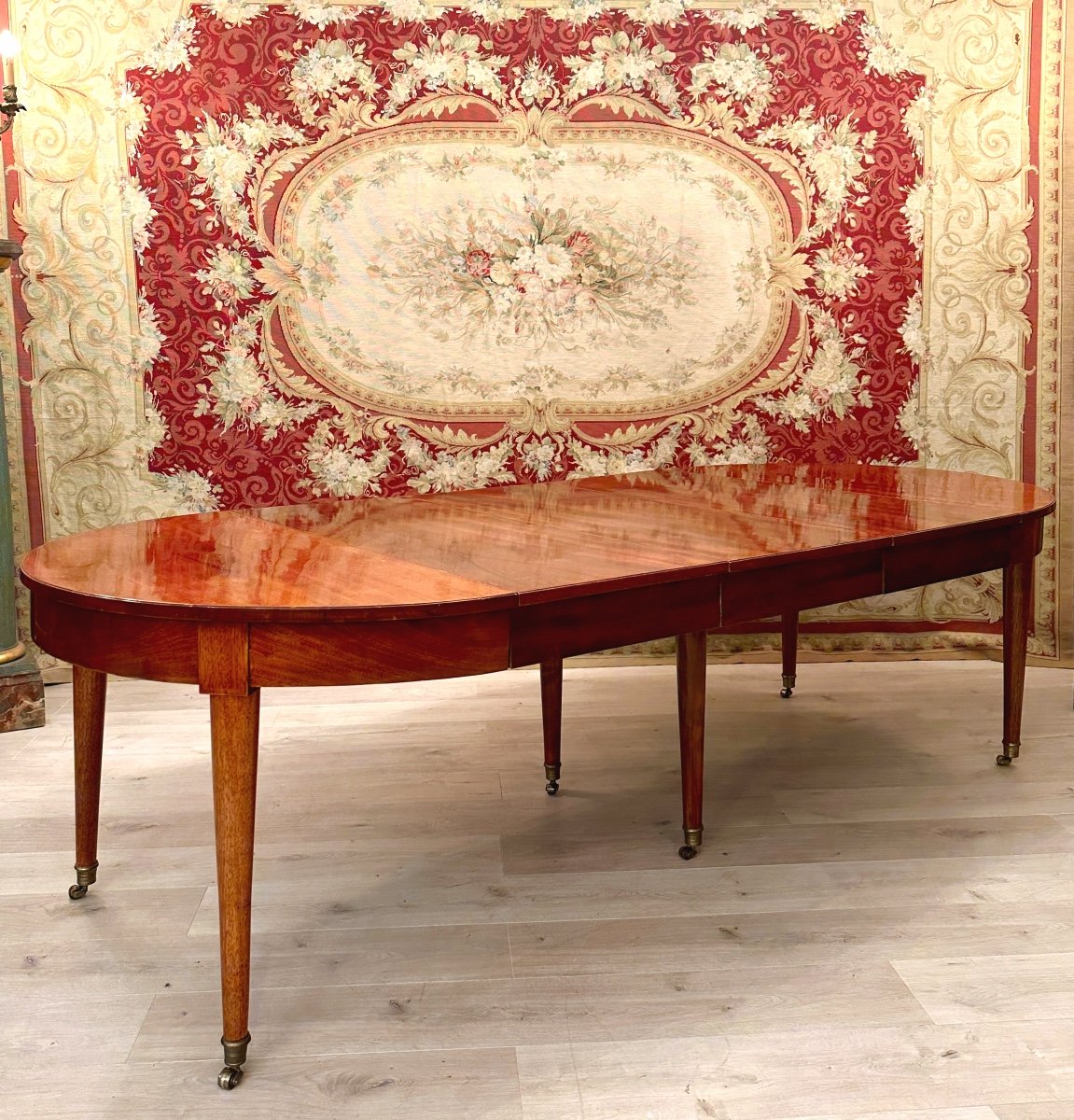 Table A Bandeau En Acajou De Style Louis XV Epoque XIXeme