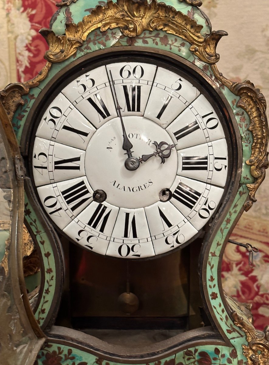 Cartel et Son Cul de Lampe d'Epoque Régence Début XVIIIème-photo-2