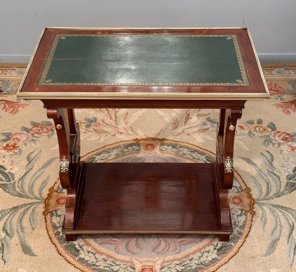 Table A Ecrire En Acajou De Style Empire Epoque XIXème-photo-3