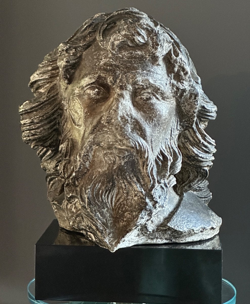 Atelier d'Artiste,  Tête De Poséidon Epoque Fin XIXème