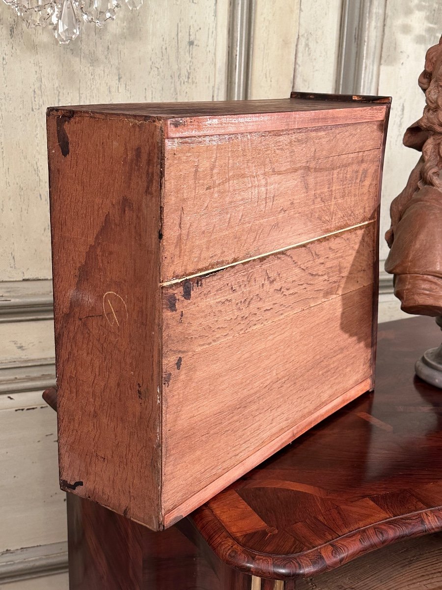 Commode Galbée d'Epoque Régence XVIIIème Vers 1730-photo-1