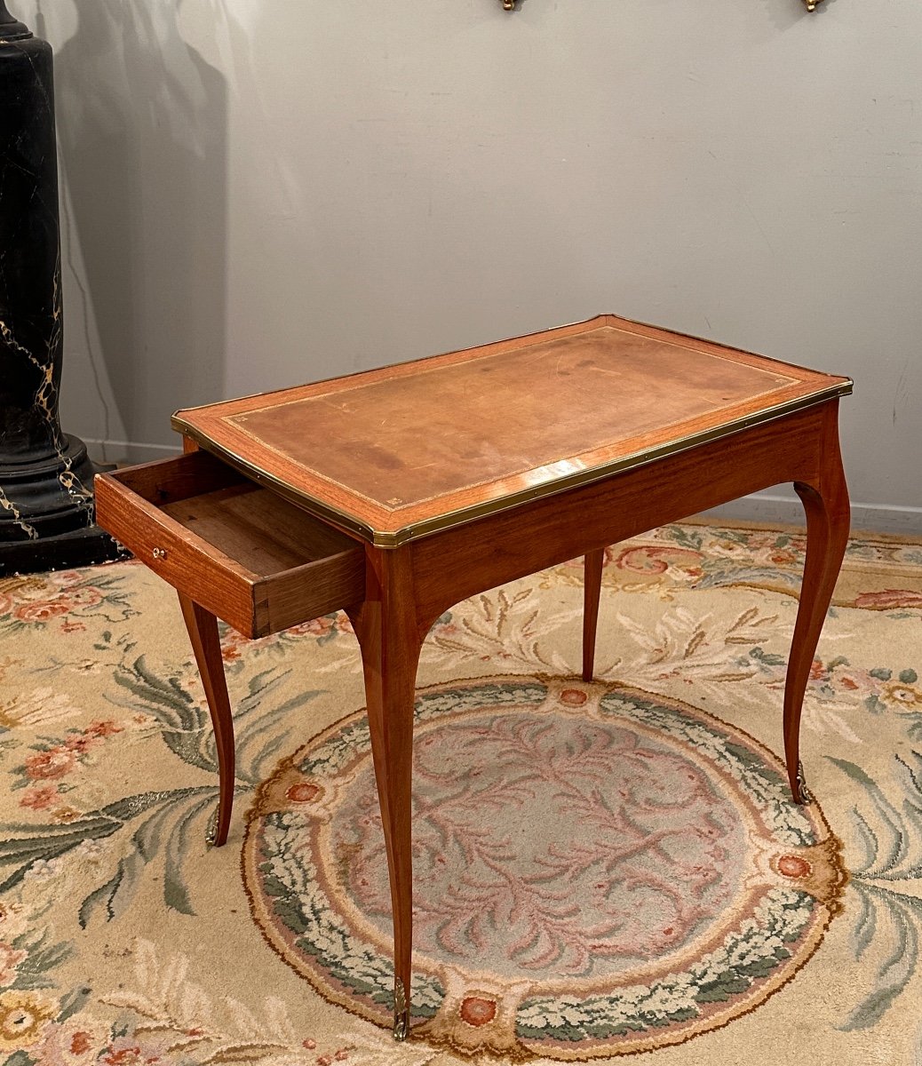 Louis XV Style Writing Table Nineteenth Time-photo-1