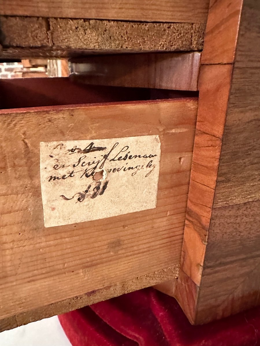 Louis XIV Period Marquetry Cabinet, XVIIth Century-photo-4