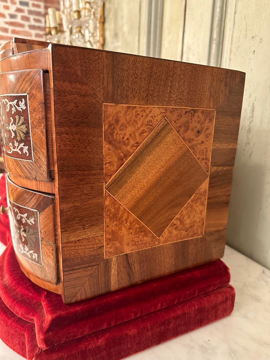 Louis XIV Period Marquetry Cabinet, XVIIth Century-photo-6