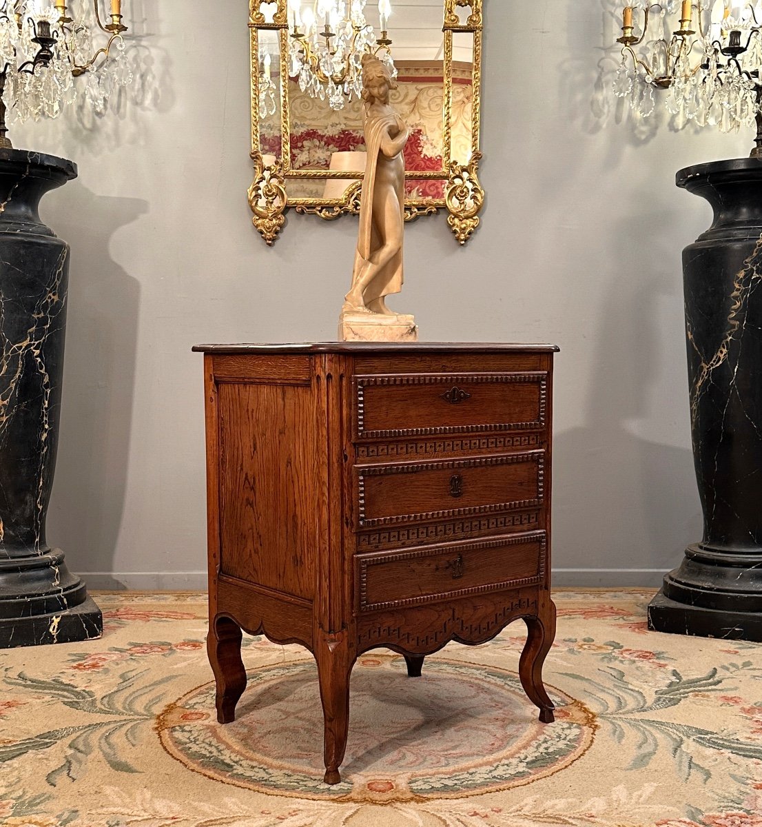 Louis XV Louis XVI Transition Period Commode Circa 1770-photo-2