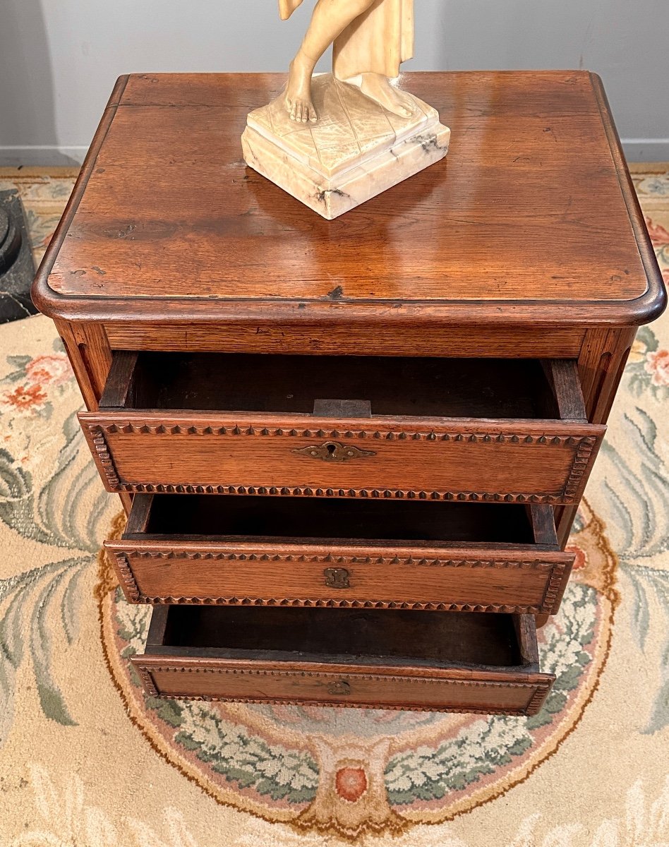 Louis XV Louis XVI Transition Period Commode Circa 1770-photo-3