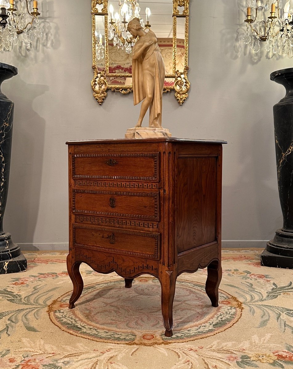 Louis XV Louis XVI Transition Period Commode Circa 1770-photo-4