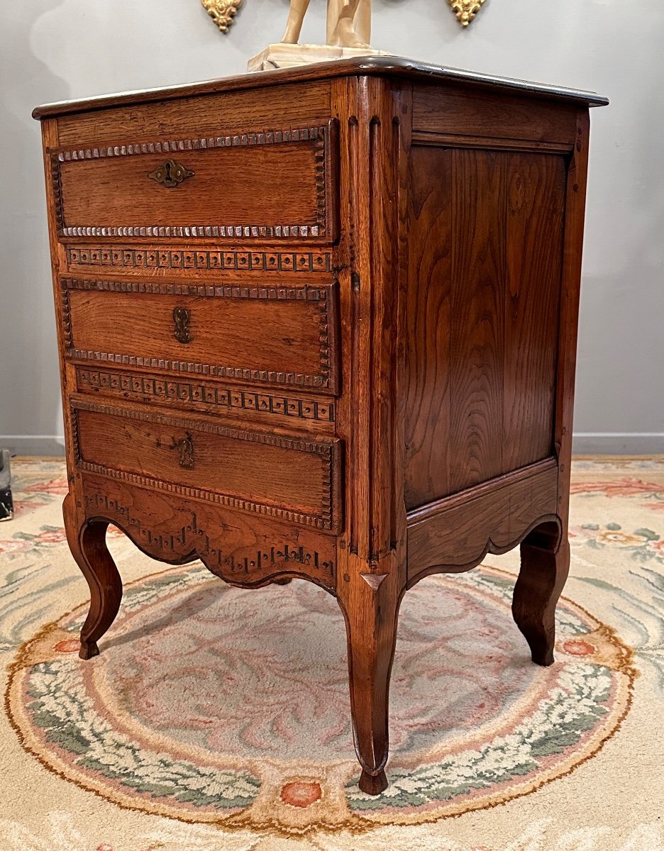 Louis XV Louis XVI Transition Period Commode Circa 1770-photo-4