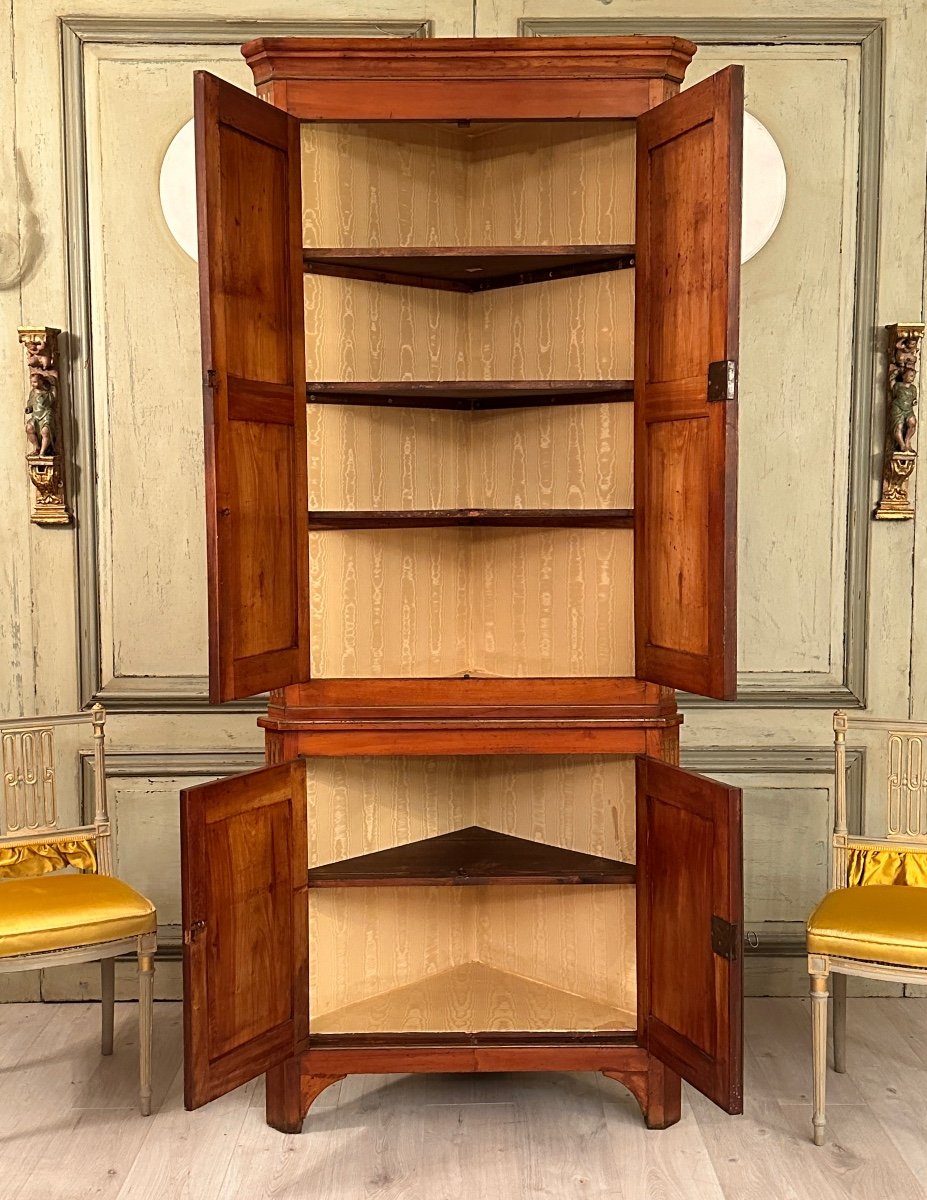 Encoignure d'Epoque Louis XVI Vers 1780-photo-2