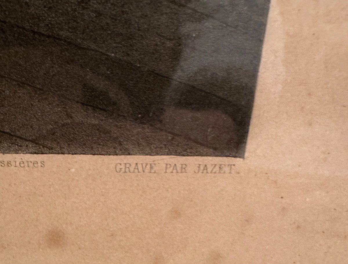 Matinee Engraving From Eighteenth Brumaire Engraving Jazet Schopin Period 19th Century-photo-7