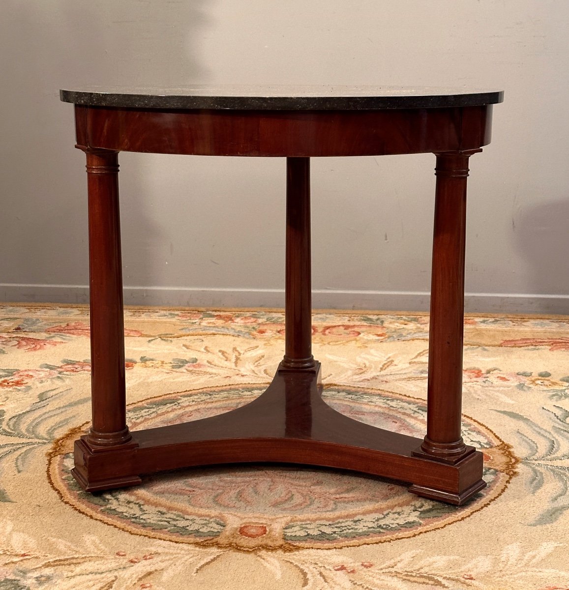 Empire Period Mahogany Tripod Pedestal Table Circa 1810-photo-4