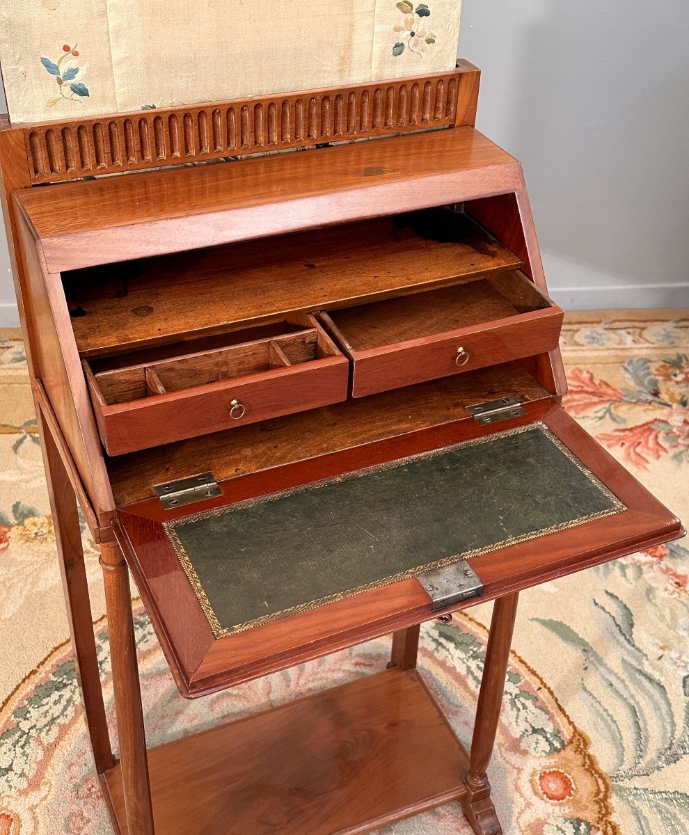 Pierre Denizot, Billet Doux Bureau De Dame Estampillé d'Epoque Louis XVI Vers 1780-photo-8