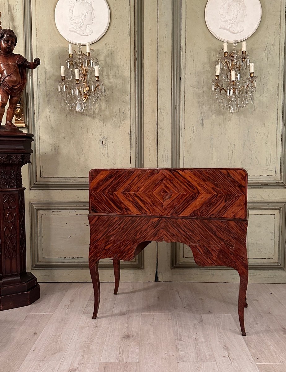 Guillaume Kemp, Stamped Secretary Office From Louis XV Period Circa 1760-photo-7