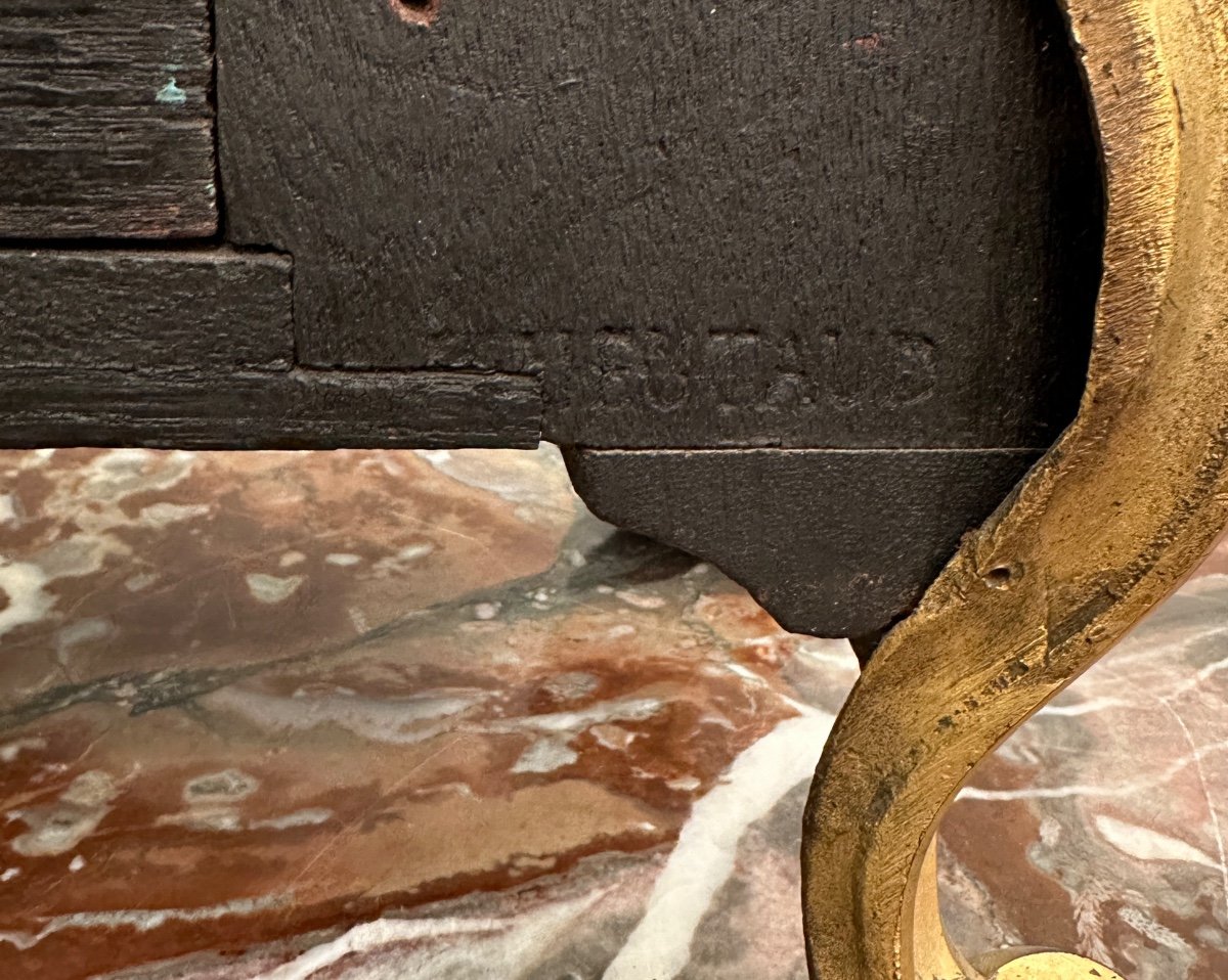 Balthazar Lieutaud, Wall Cartel And Its Louis XV Period Console, Circa 1750-photo-4