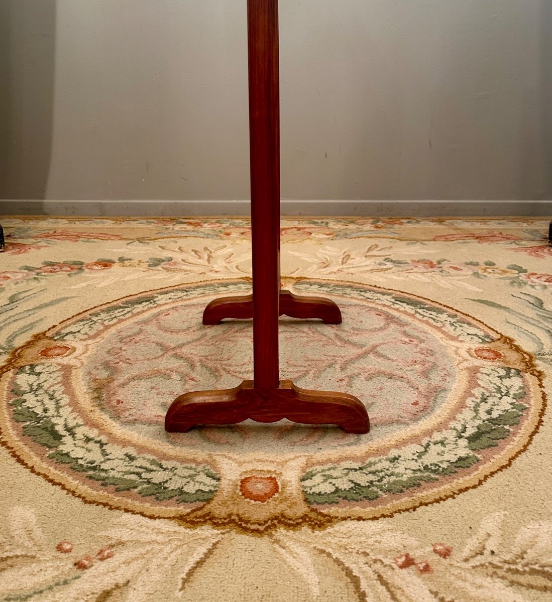 Canabas Joseph Gengenbach, Louis XVI Period Mahogany Fire Screen Circa 1770-photo-2